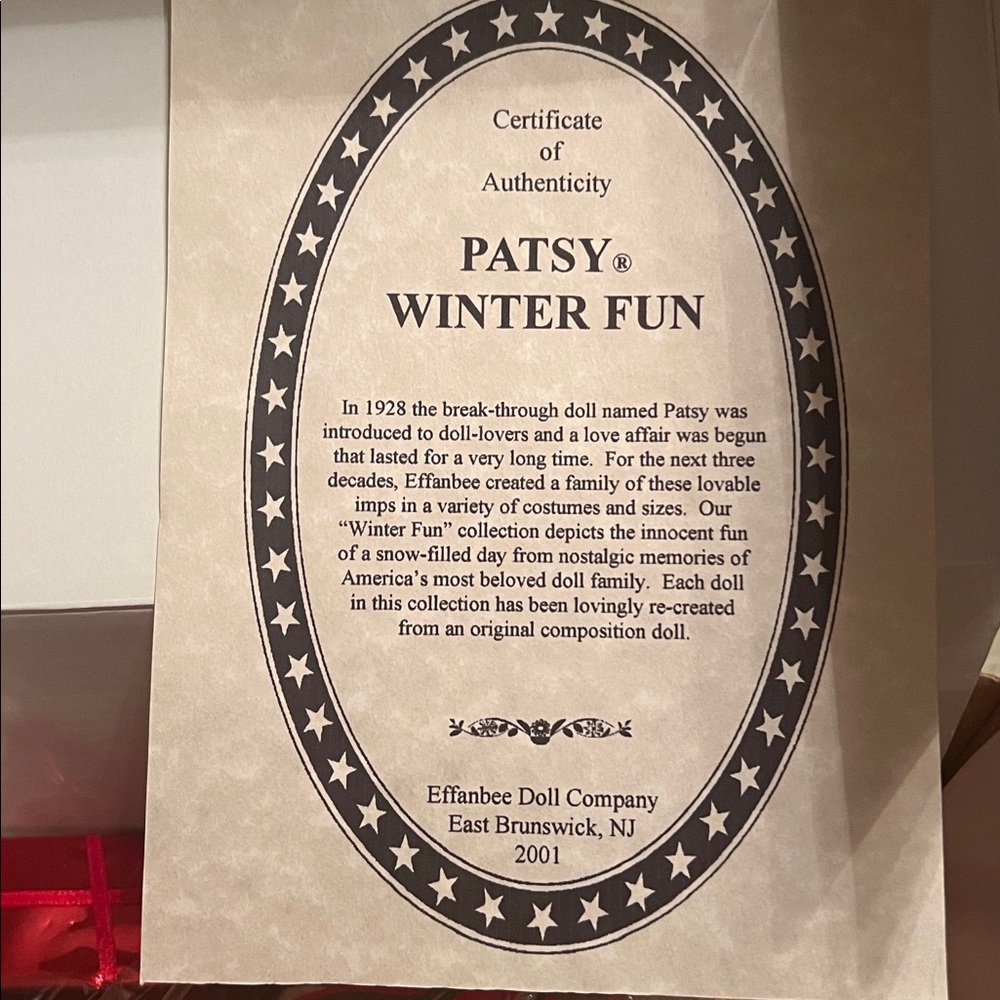 Effanbee Patsy Winter Fun Doll - Picture 4 of 5